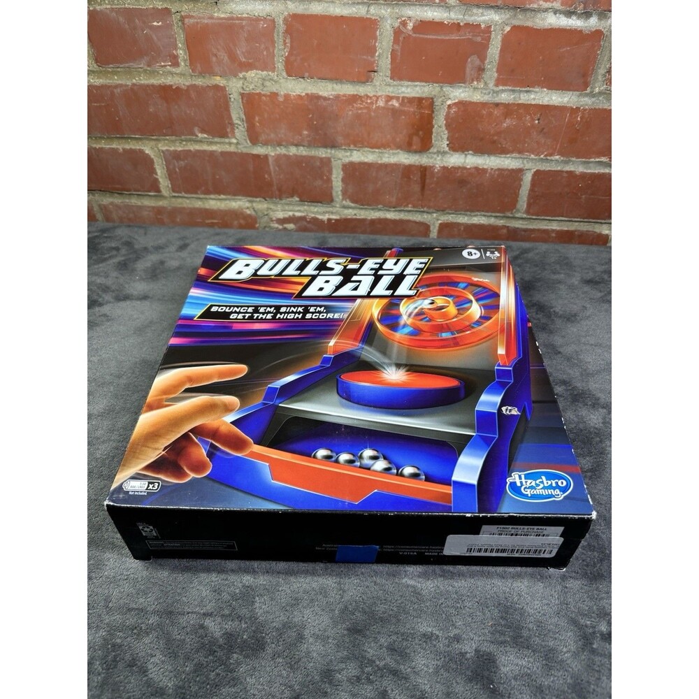 New Open Box Bulls-Eye Ball Skeeball Electronic Bounce Arcade Game Hasbro